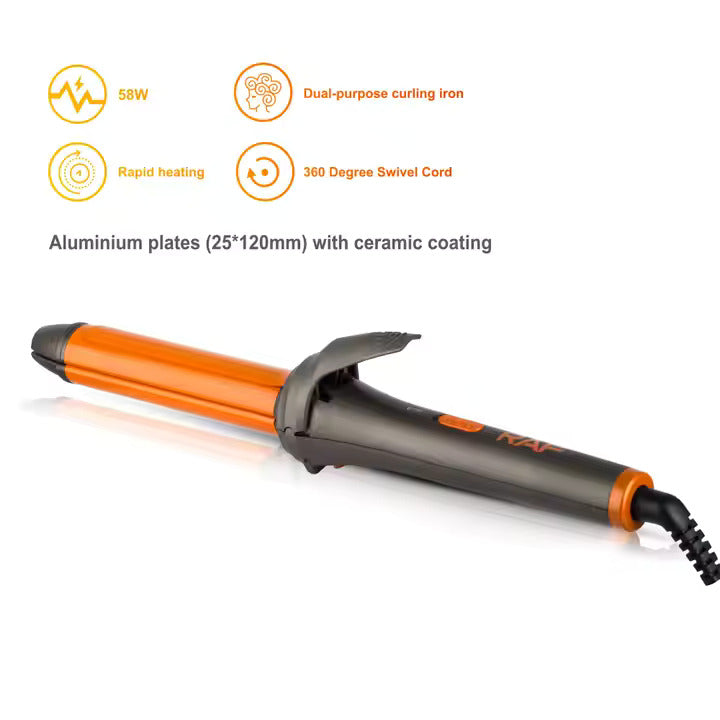 2-in-1 Hair Straightener & Curler