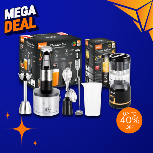 Hand Blender 5-in-1 + Mini Citrus Juicer