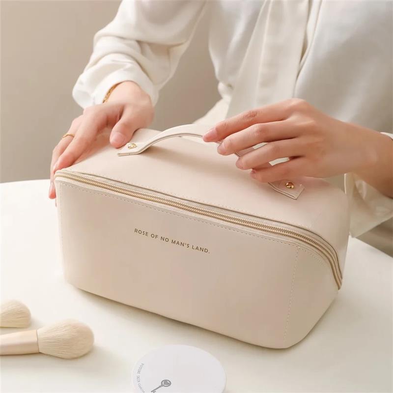 Leather Makeup Pouch