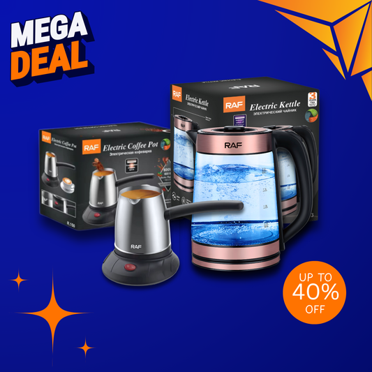 Electric Kettle + One-Click Coffee Pot