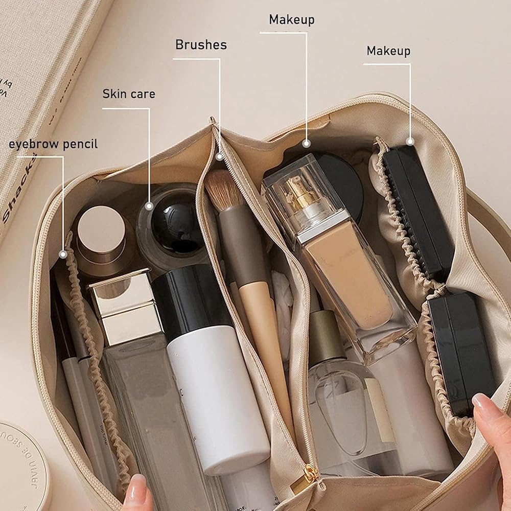 Leather Makeup Pouch