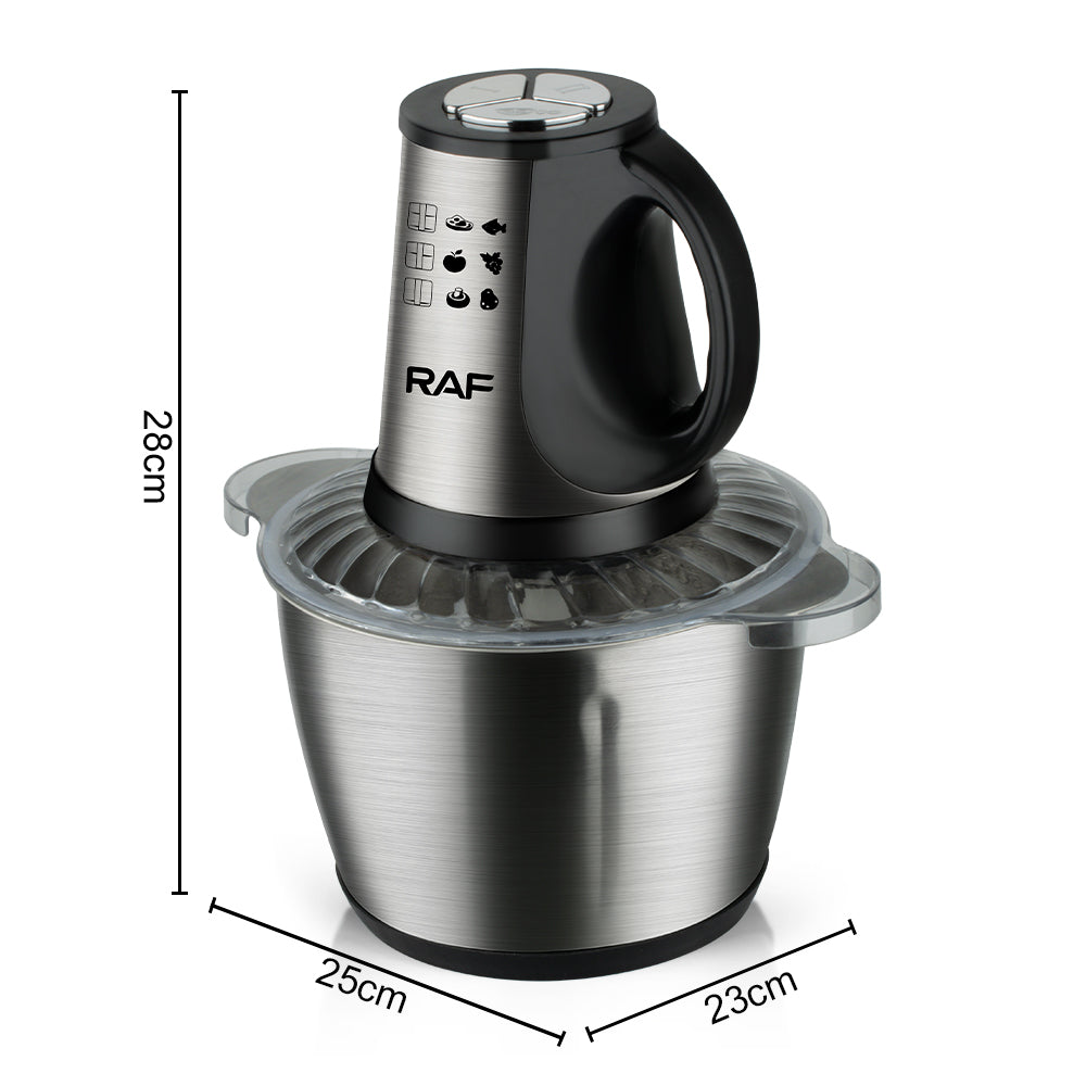 Food Processor Stainless-Steel 3L