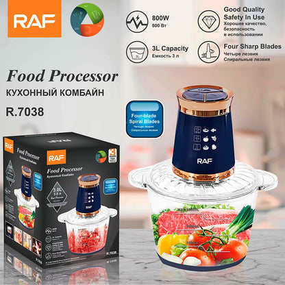Electric Food Processor 3L
