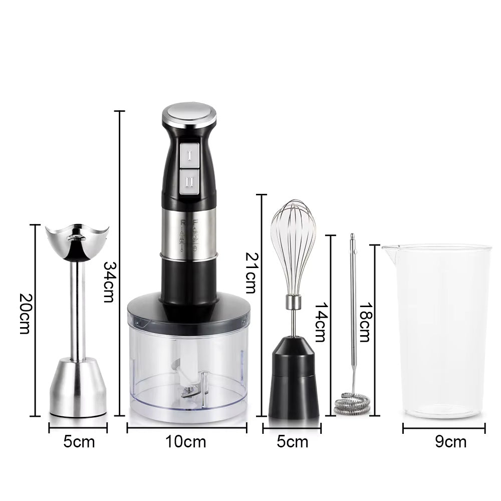 Hand Blender 5-in-1 + Mini Citrus Juicer