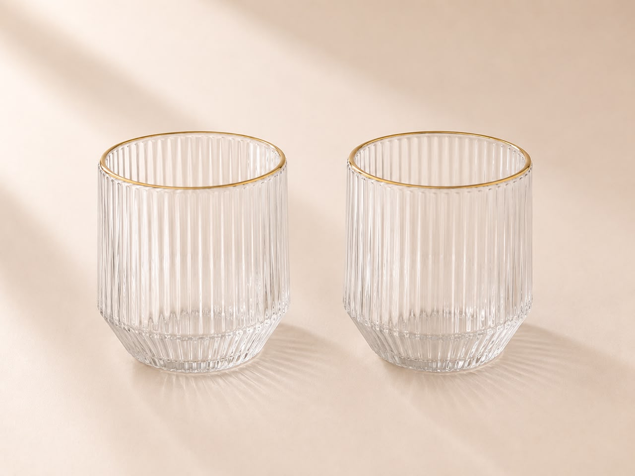 Glass Drink Cups (12-Piece Set)