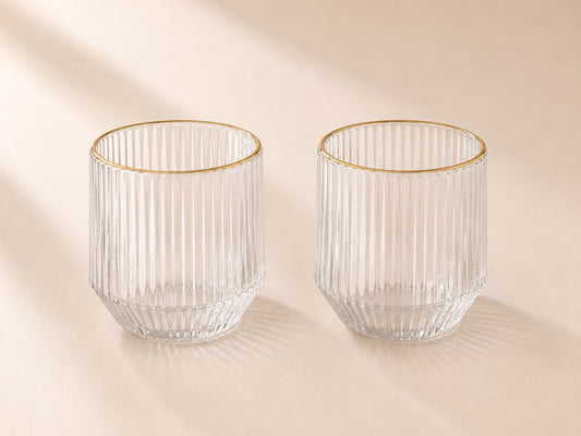 Glass Drink Cups (12-Piece Set)