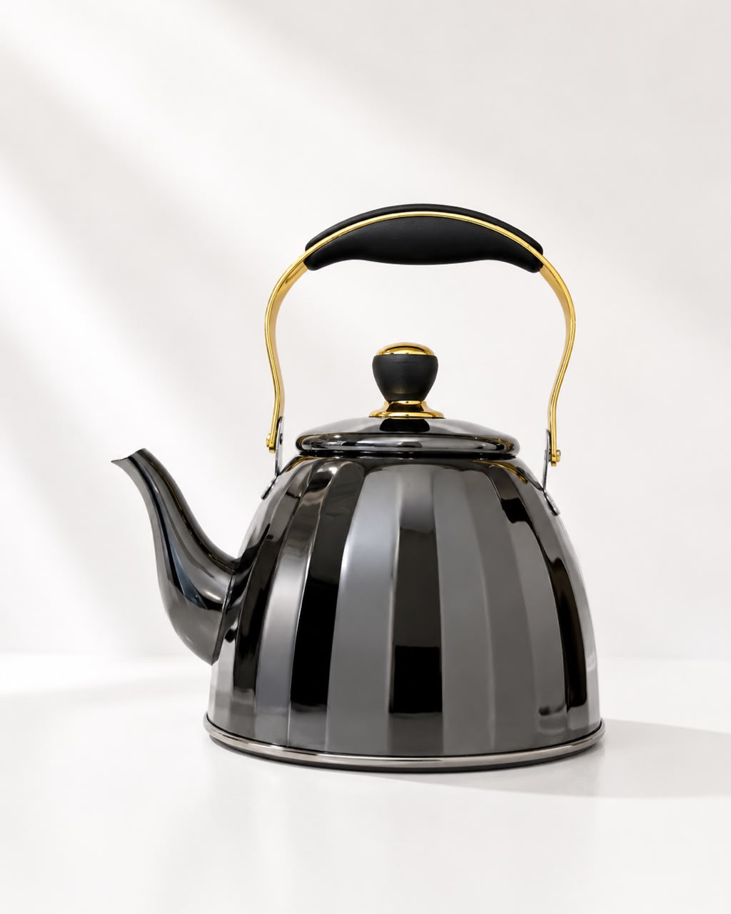 Luxury Stainless Steel Teapot