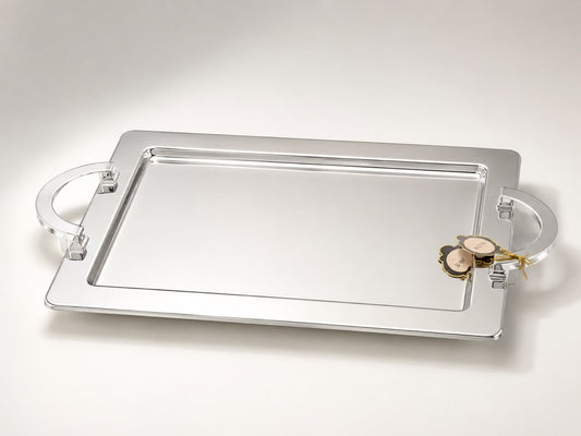 Elegant Stainless-Steel Tray